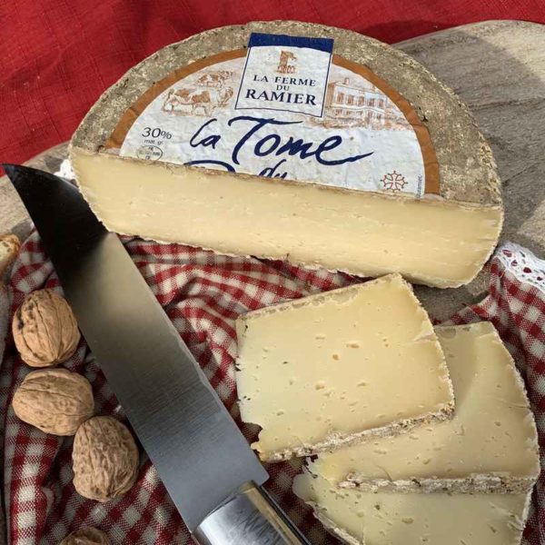 1 demi Tome du Ramier au lait cru - 26€/kg