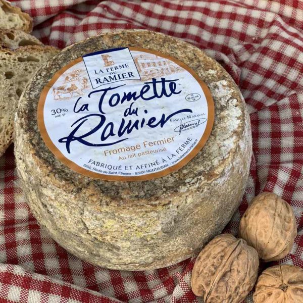 2 Tomettes du Ramier au lait cru - 26.60 €/kg